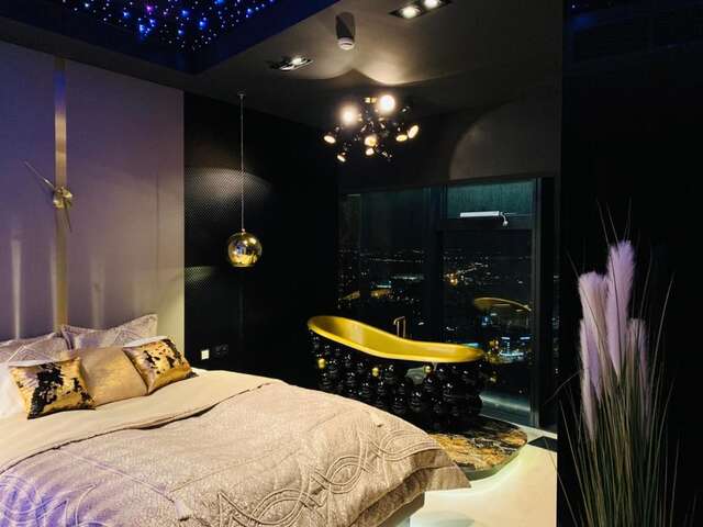 Апартаменты Bathtub View Luxury Apartments in Sky Tower Вроцлав-35