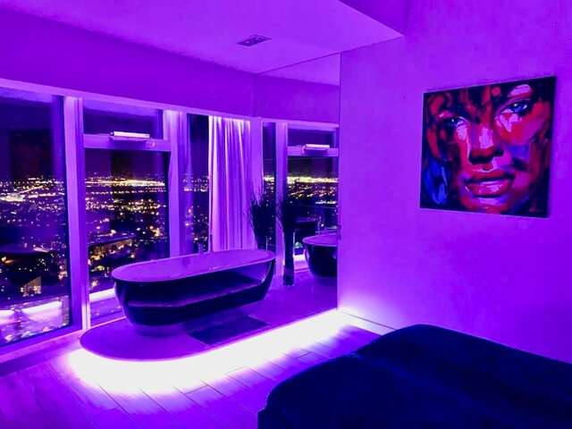 Апартаменты Bathtub View Luxury Apartments in Sky Tower Вроцлав-50